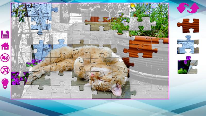 Big puzzles with cats スクリーンショット 2