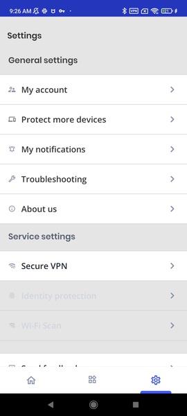 McAfee Security: Antivírus VPN Captura de tela 2