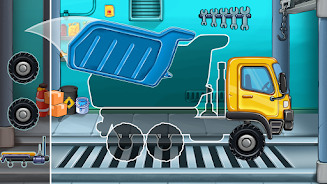 Truck wash train builder game Capture d'écran 0