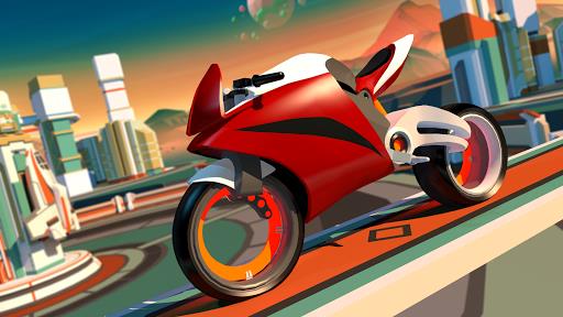 Gravity Rider: Space Bike Race Ekran Görüntüsü 1