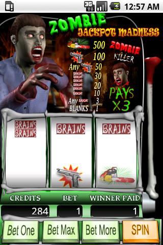 Zombie Jackpot Madness Ảnh chụp màn hình 0