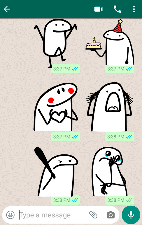 Flork memes stickers WASticker Ảnh chụp màn hình 0