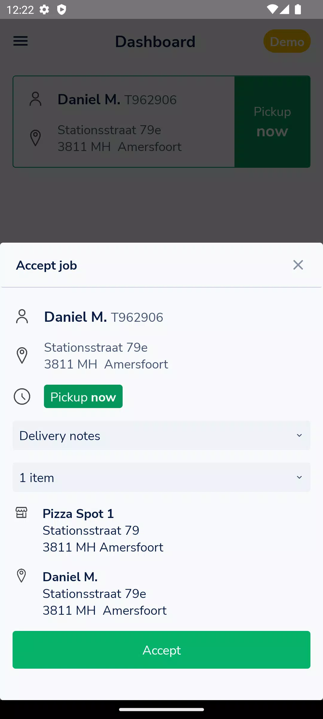 Deliverect for Couriers ภาพหน้าจอ 3