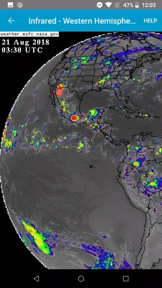 Schermata Simple Satellite Weather Loops 0