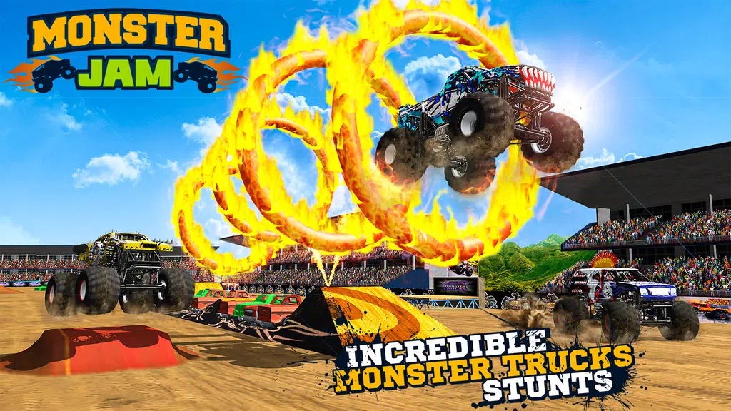 Monster Truck Jam: Truck Games ภาพหน้าจอ 0