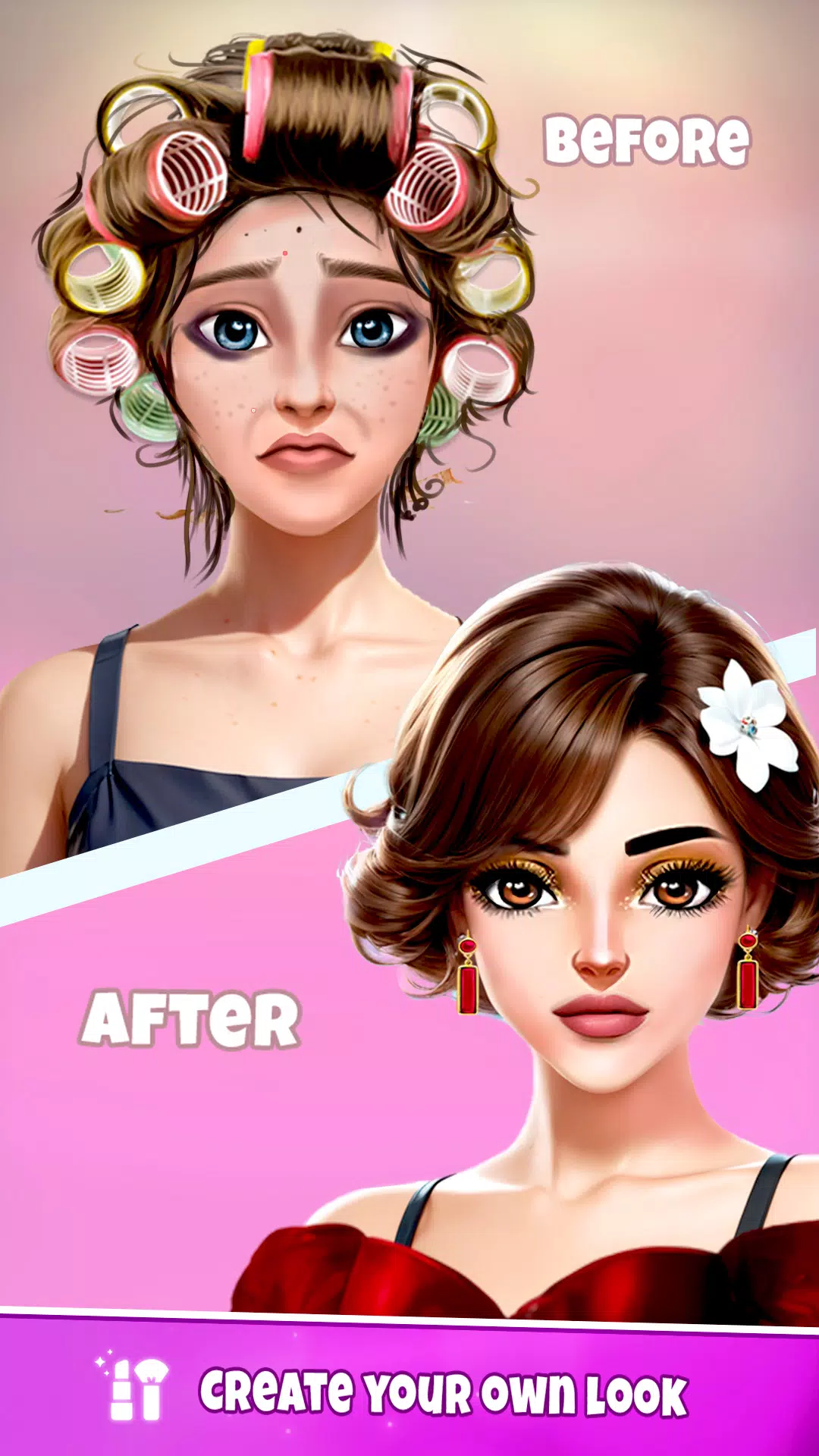 Fashion Dress Up, Makeup Game Capture d'écran 1