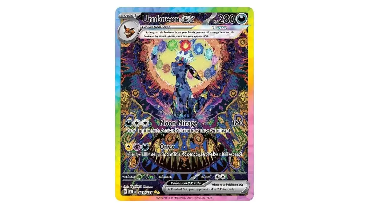 Umbreon ex prismatic evolutions pinakamahalagang kard