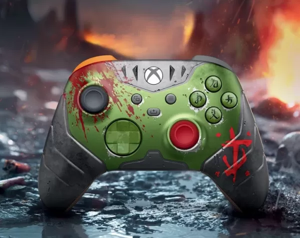 DOOM: ตัวควบคุม Xbox Ages Dark Ages และ Wrap Preorder พร้อมใช้งาน