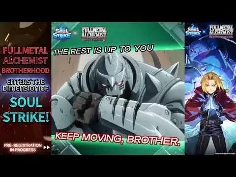 Fullmetal Alchemist Brotherhood Crossover Event sa Soul Strike