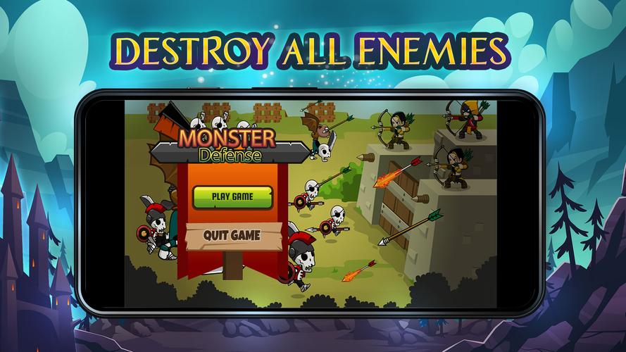 Monster Defence Captura de pantalla 1