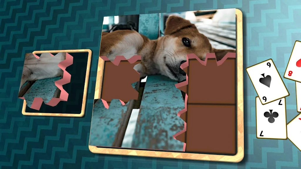 Jigsaw Solitaire - Dogs Zrzut ekranu 0