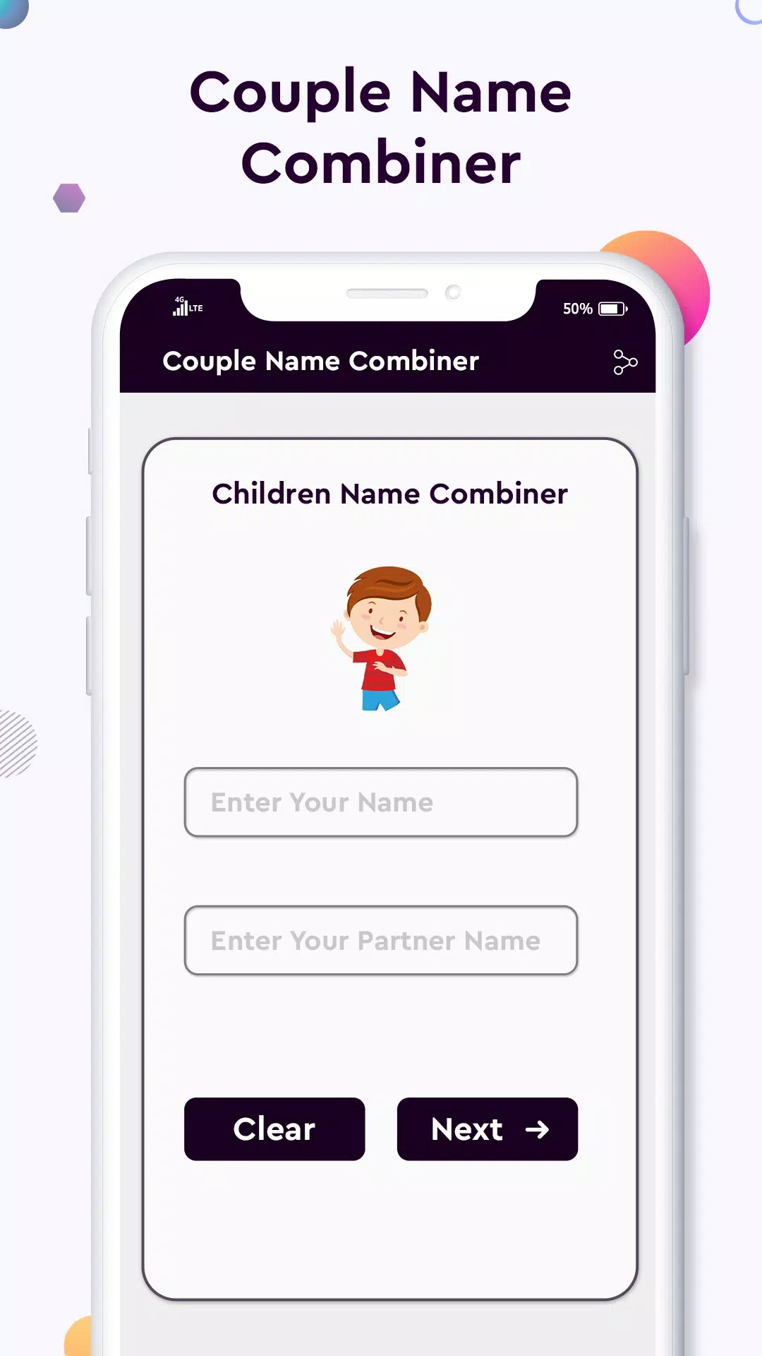 Baby name Couple Name Combiner Screenshot 2