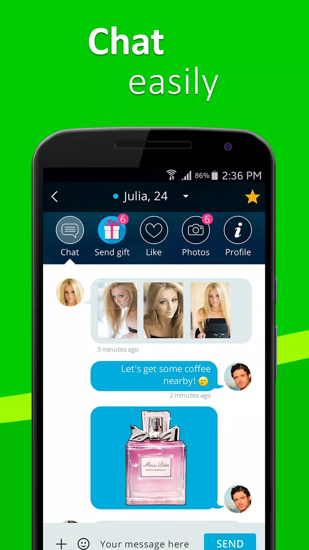 Meet4U - Chat, Love, Singles! スクリーンショット 2