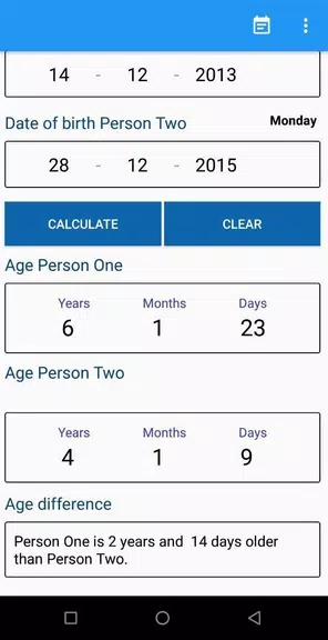 Age Calculator Zrzut ekranu 1