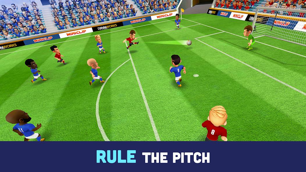 Mini Football - Mobile Soccer Mod Captura de pantalla 2