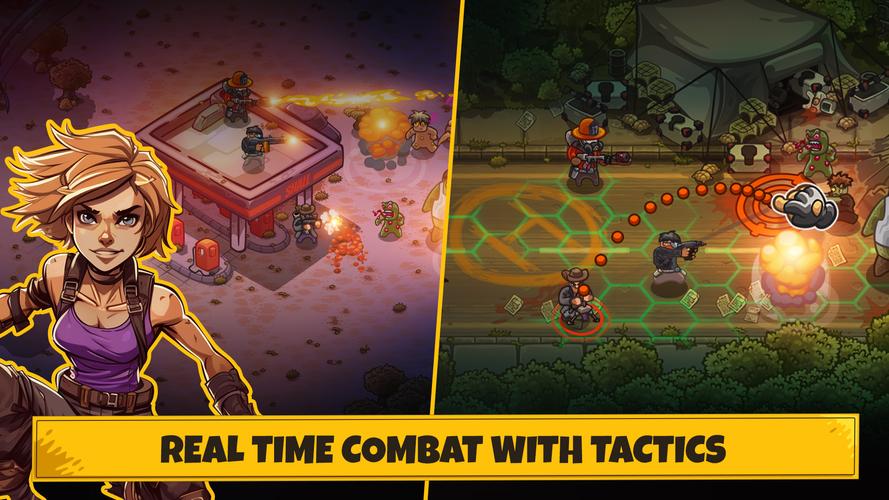 Dead World Heroes: Zombie Rush Schermafbeelding 2