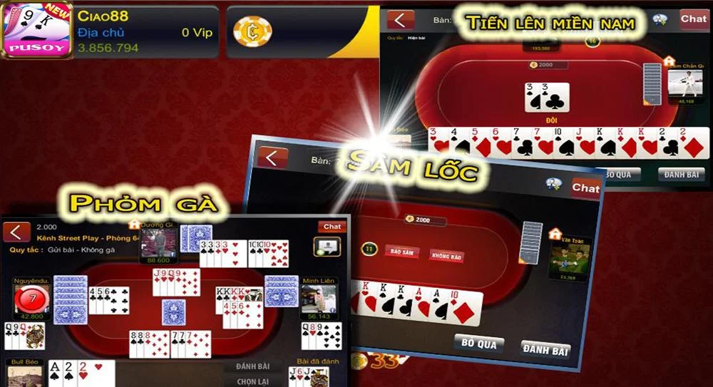 Game danh bai doi thuong Online PUSOY Tangkapan skrin 2