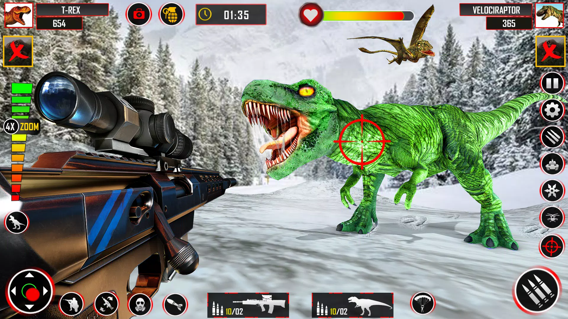 Wild Dino Hunting - Gun Games Schermafbeelding 2