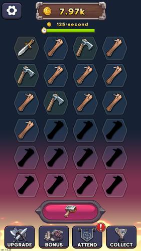 Schermata Merge Smith - Weapon Upgrade 0