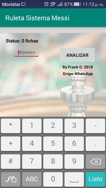 Roulette Messi System स्क्रीनशॉट 1