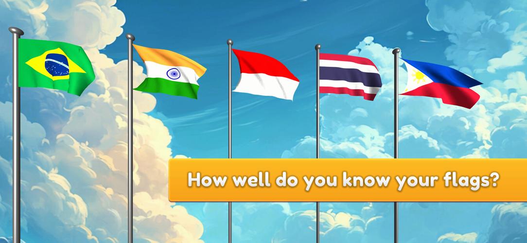 Flag Naming Trivia Guess Quiz Zrzut ekranu 1