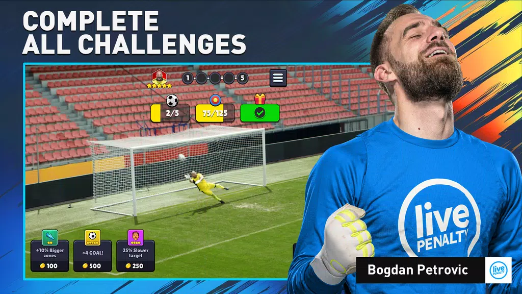 Soccer Penalty: Live Goalie Zrzut ekranu 2