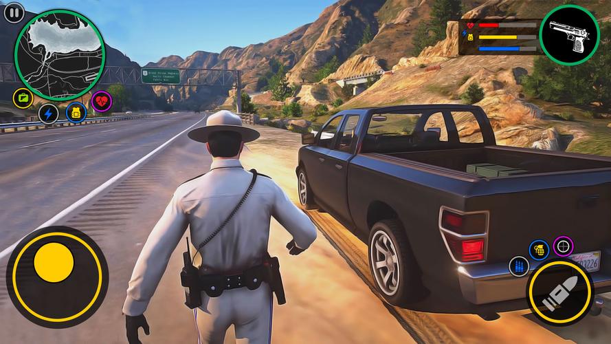 Police Van Driving: Cop Games Captura de pantalla 0