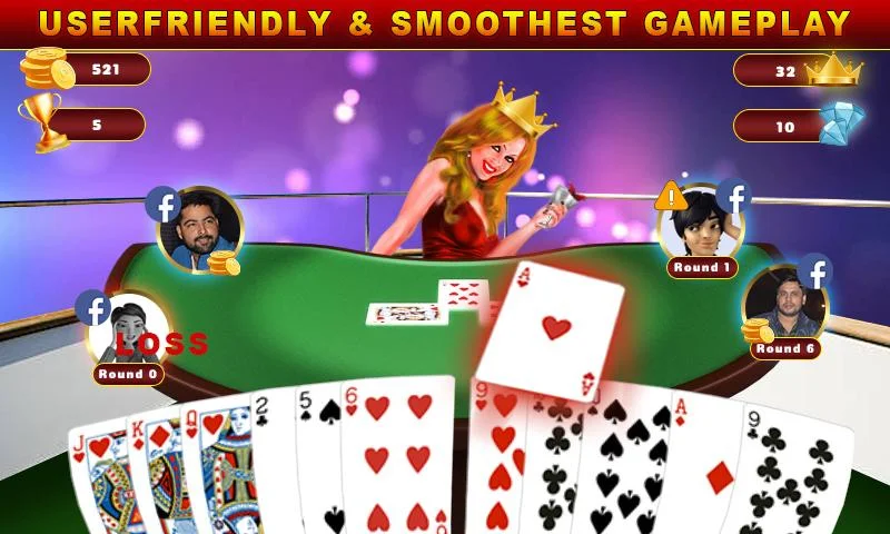 Schermata Call Break Gold Spades: Play Original Card Games 1