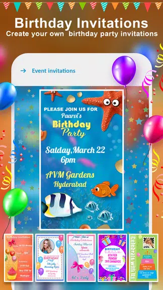 Birthday Photo Frame Maker App Zrzut ekranu 3