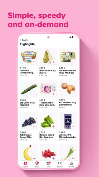 Flink: Groceries in minutes Ảnh chụp màn hình 2