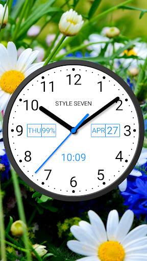 Light Analog Clock-7 Скриншот 0