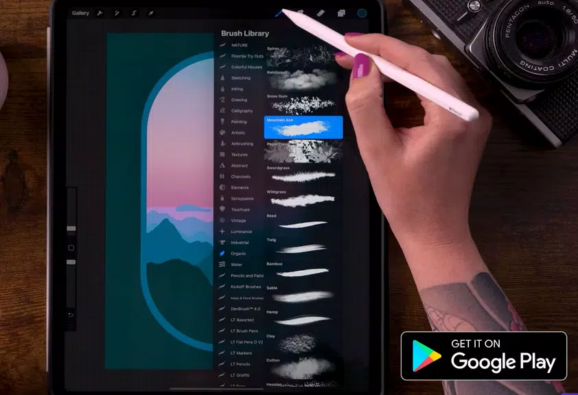 New Procreate Free Painting Guide ဖန်သားပြင်ဓာတ်ပုံ 1
