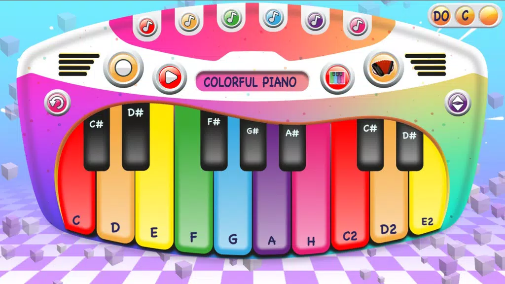 Colorful Piano Ekran Görüntüsü 1