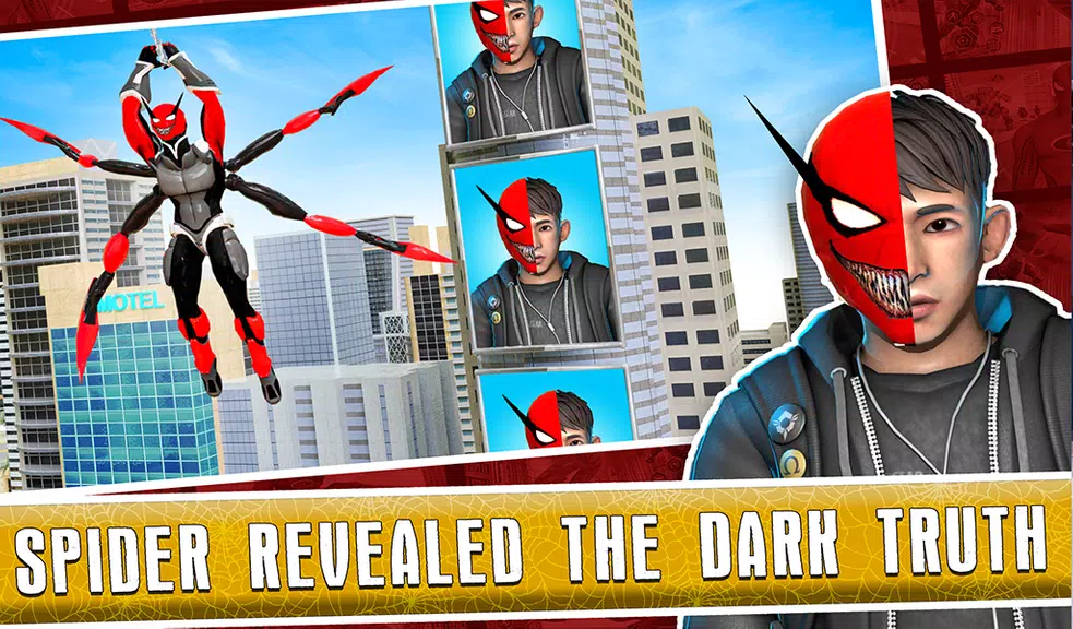 Black Spider Rope SuperHero应用截图第2张