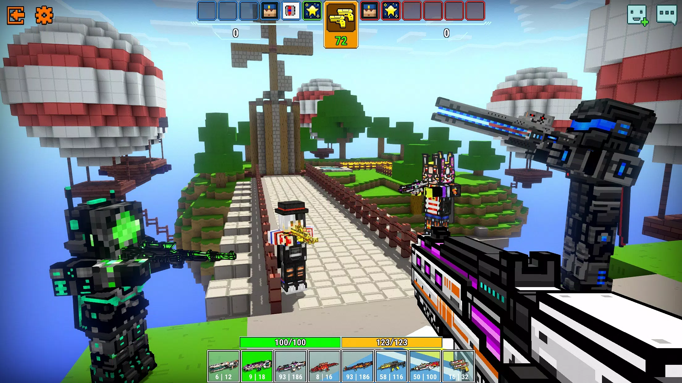 Cops N Robbers:Pixel Craft Gun ဖန်သားပြင်ဓာတ်ပုံ 3