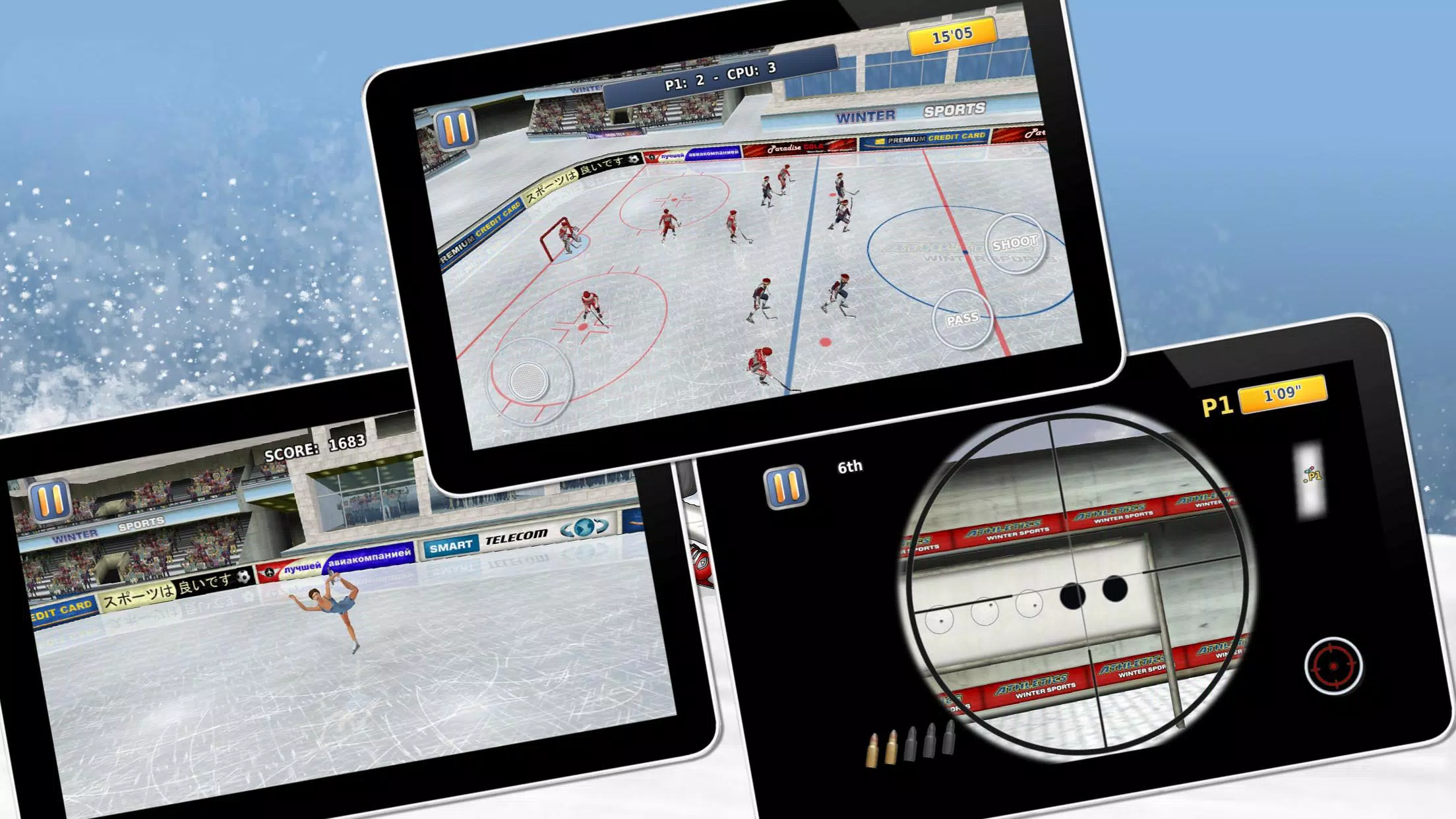 Athletics 2: Winter Sports Zrzut ekranu 2