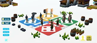 Ludo 3d Warriors: offline game Schermafbeelding 0