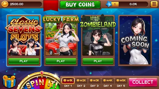 Sexy slot girls: vegas casino Mod Schermafbeelding 1