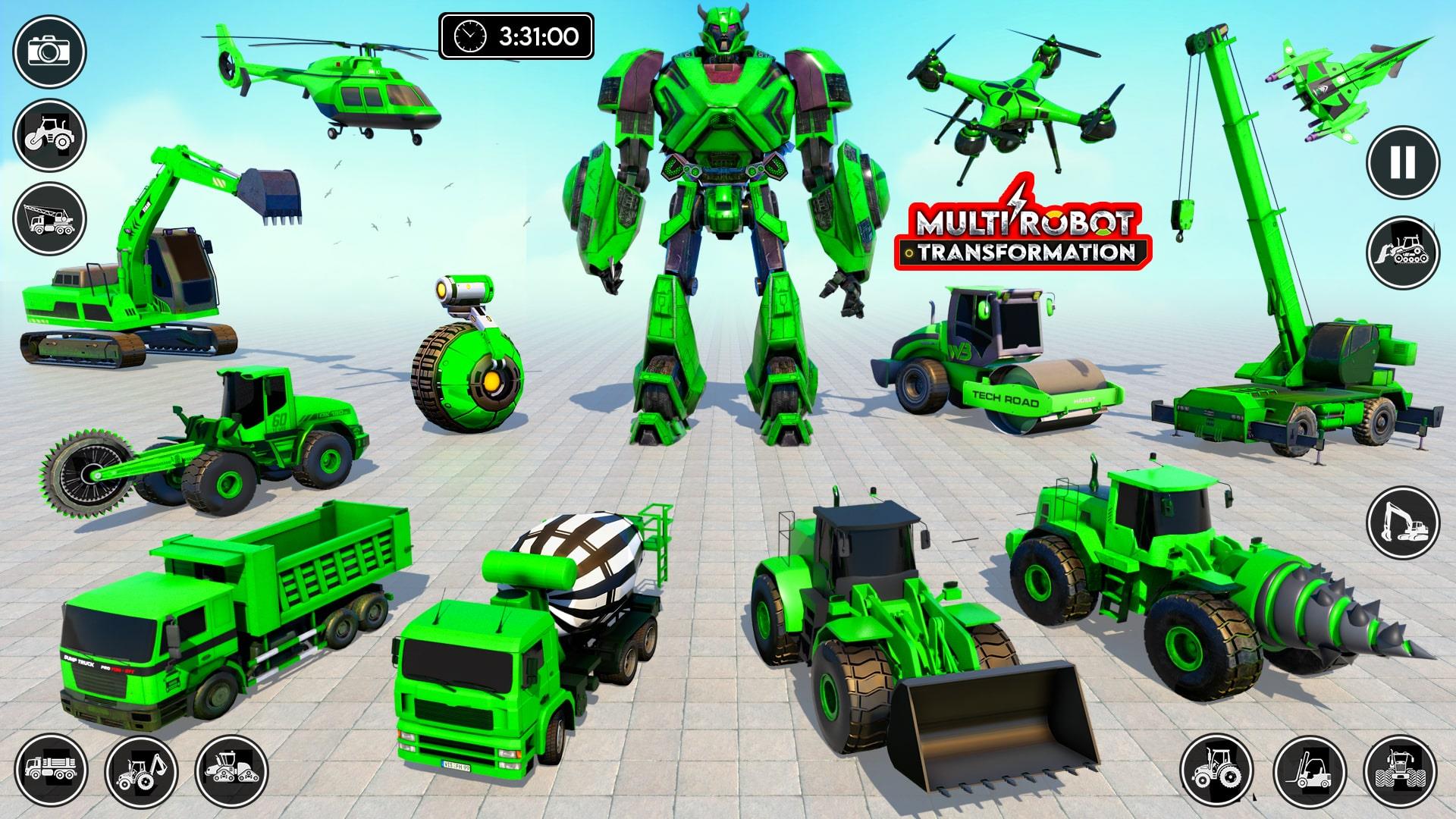 Robot Transform Car Games 3D Screenshot 1