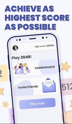 2048 Merge: Puzzle Challenge Captura de tela 0