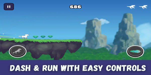 Unicorn Dash : Horse Attack Capture d'écran 1