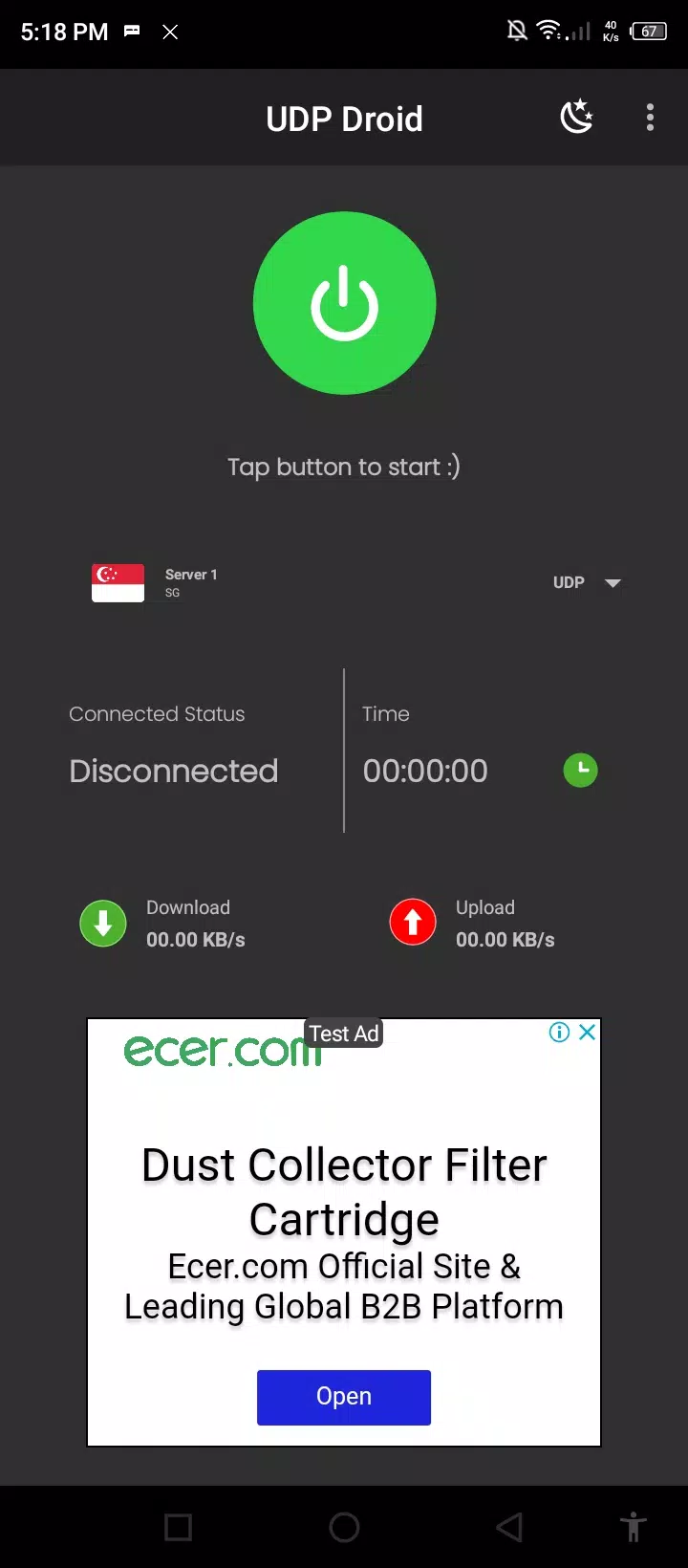UDP Droid ภาพหน้าจอ 0
