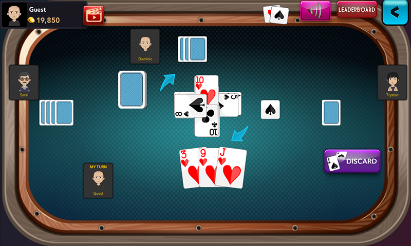 Offline Crazy Eights - Free Card Game应用截图第3张