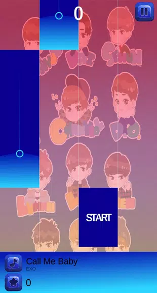 EXO Chibi Piano Tiles Capture d'écran 3