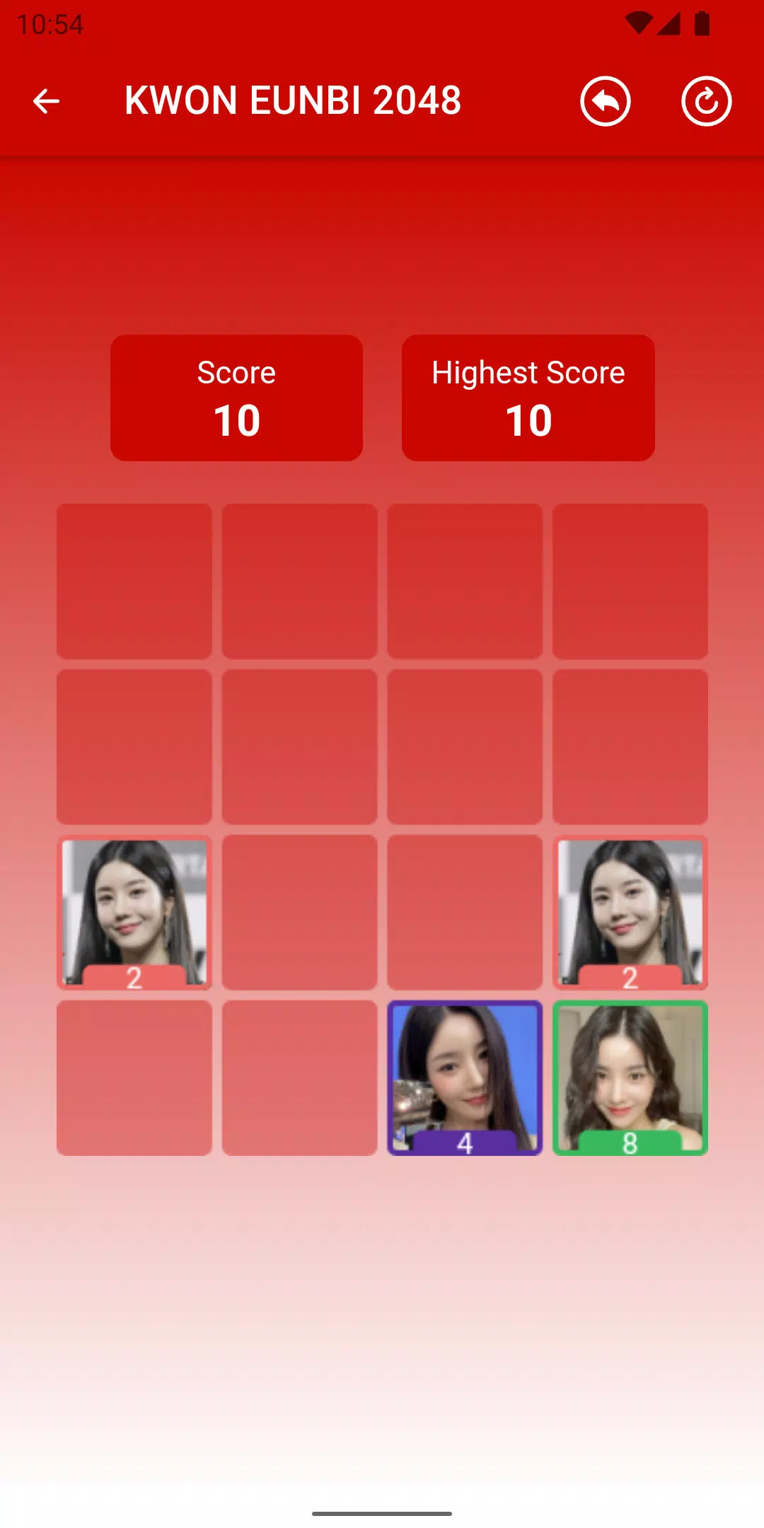 KWON EUNBI 2048 Game应用截图第2张