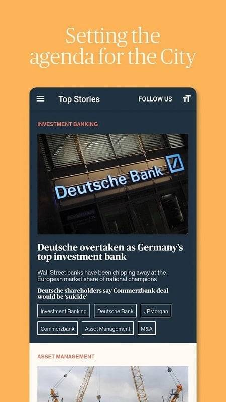 Financial News Captura de pantalla 1