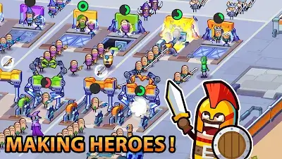 Hero Making Tycoon Captura de tela 2