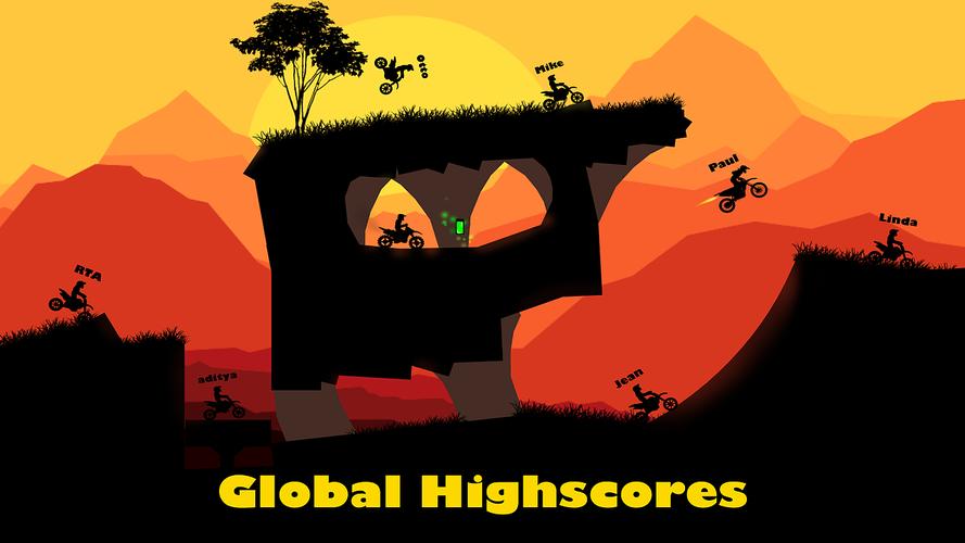 Sunset Bike Racer - Motocross Screenshot 1
