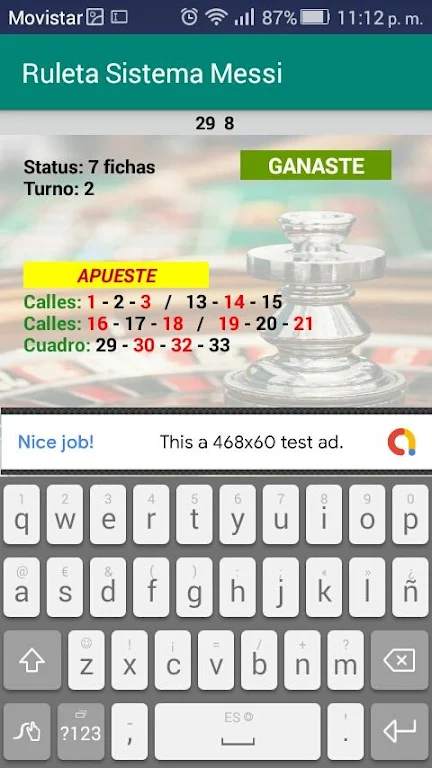 Roulette Messi System स्क्रीनशॉट 2