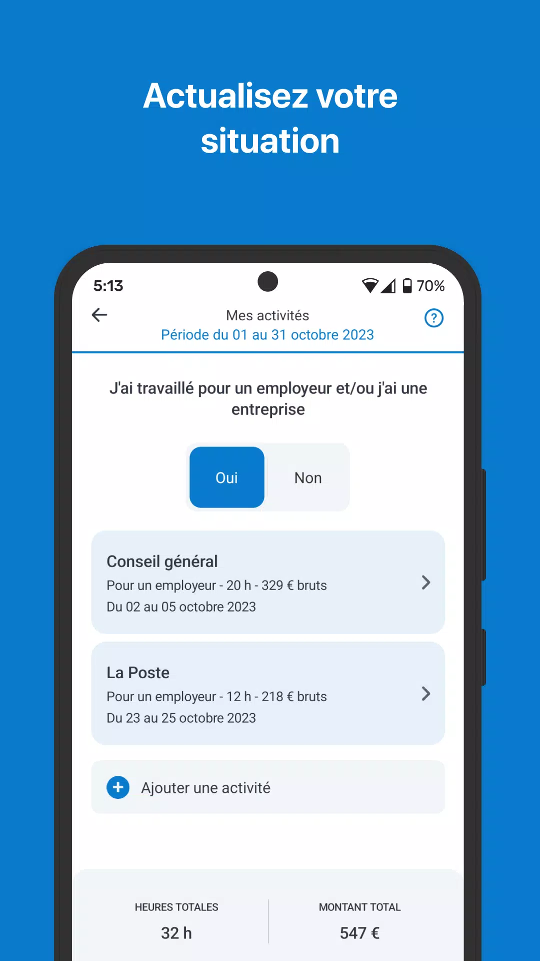 Mon Espace - France Travail Скриншот 1